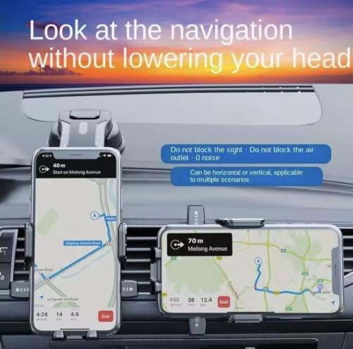 Image of Fugetek Smart Gel Suction Cup Car Mobile Holder for Dashboard | Premium shockproof car mount with reusable smart gel suction base, 360 waterfall neck & quick one-hand release.