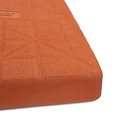 Base de baseball CHAMPRO Le Hall orange pour matchs dans le jardin