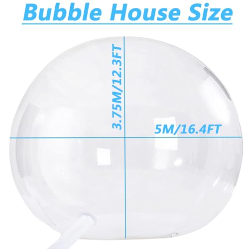 Carpa inflable burbuja transparente para camping 5M miniatura 7