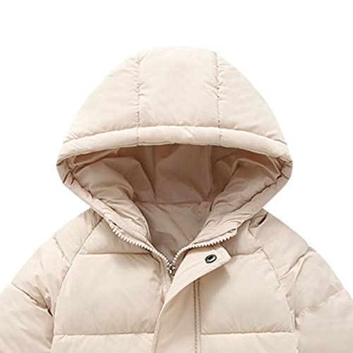 sfdgfhyf Girls' Long Hooded Puffer Jacket Kids Winter Thicken Padded Down Coat Toddler Water 𝐑esistant Quilted2