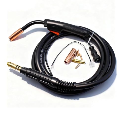 180A 10ft Mig Gun Replacement Lincoln Magnum 100L K530-6 Fits Lincoln PRO MIG 140 & PRO MIG 180 K2480-1 K2481-1 & SP-140T 180T,Easy-Core 140 180,Weld-Pak 125 125HD 140HD MIG Welding Gun