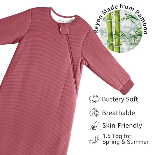Image of BubblePanda Rayon Made from Bamboo Sleep Sack 6-12 Months 1.5 Tog Baby