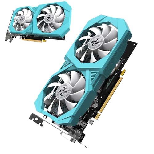 PELAND - Scheda grafica GTX1660ti 6G GDDR6 con doppia ventola scheda da gioco a 192 bit supporta interfaccia multimediale DP HD dvi
