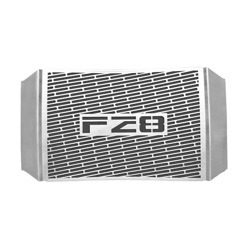 Moto Protection Grille Radiateur Grille De Protection De Radiateur De Moto pour FZ 8 FZ8 pour Fazer 2010 2011 2012 2013 2014 2015 2016(Silver)