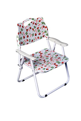 Image of AMAZE Foldable Kids Baby 1 Table-2 Chair Set-Multipurpose Study, Dining, Play, Writing & Craft Activity Table|Powder Coated Iron Frame, Portable & Space Saving- Strawberry Print
