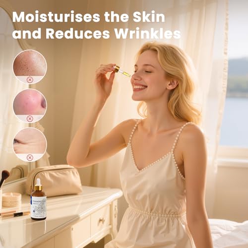 Image of HIQILI 100ML Frankincense Essential Oil, for Massage, 100% Pure and Natural 3.38 Fl Oz