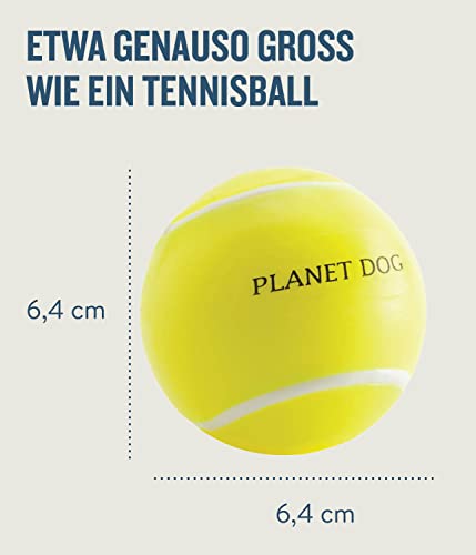 Planet Dog Orbee-Tuff - Kauspielzeug für Hunde - Snackball im Tennisball-Design