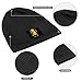 Peanut Graphic Fleece Lined Men Beanie Hat Knit Skull Cap Winter Warm Stocking Hats for Women Black-Style-7