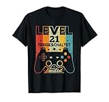 Gamer T-Shirt Geschenke 21 Geburtstag Mann Frau