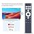 PZL Replacement ERF6A80 Voice Remote Control for Hisense A7/U6/U7/U8 Series Mini-LED ULED 4K UHD Google Smart TV 65U8N 75U8N 85U8N 100U8N 75U7N 55U6N 65U6N 75U6N 85U6N 55U8N 55U7N 65U7N - Black