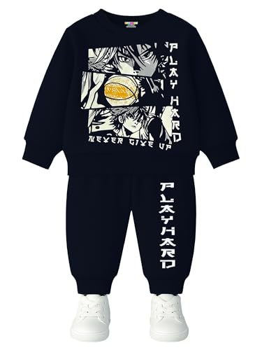 Image of Kuchipoo Boys Winterwear Sweatshirt and Trackpant Set