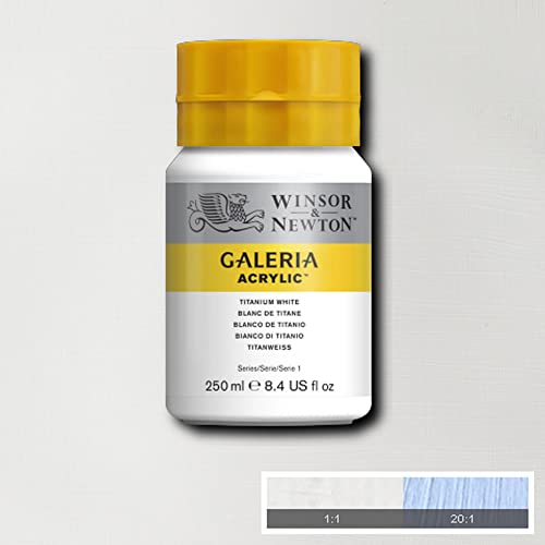 Image of Winsor & Newton Galeria Acrylic Color Tube, 250ml, Titanium White