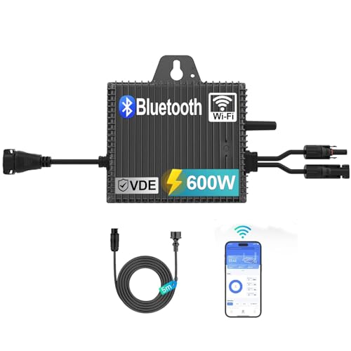 SUKFLOW Mikro Wechselrichter 600w, Solar PV Wechselrichter mit...