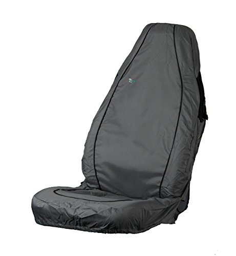 Town and Country Covers - Funda Ajustable para Asiento de Coche (Compatible con airbag), Color Gris