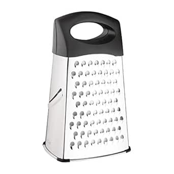 Vogue Heavy Duty Box Grater 230mm Stainless Steel Kitchen Slicer Cutter Tools