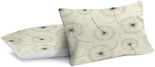 Miniatura 2 de Juego de funda de edredón tamaño King, 3 piezas de microfibra suave y ligera para todas las estaciones (King, 90 x 102 pulgadas, diente de león)