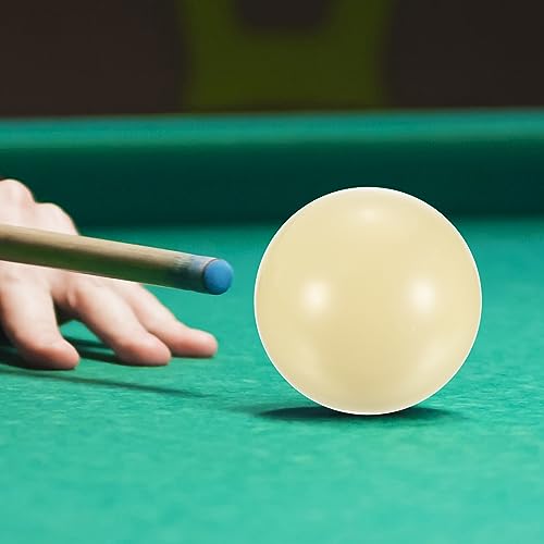 M METERXITY Snooker Cue Ball - Trumpet Training Pool Ball, Make of Resin, Apply to Billiard Room/Game Room (2-1/16 Inch 52.5mm, White) - Image 3