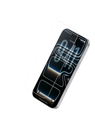 Belkin ScreenForce TemperedGlass Screen Protector for iPhone 17 Pro, Scratch-Resistant Impact Protection w/Included Easy Align Tray for Bubble Free Application, Recycled Glass