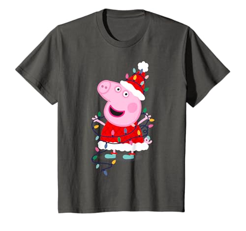 Peppa Pig t-shirt de Noël enfant parfait pour le réveillon en famille et les vacances