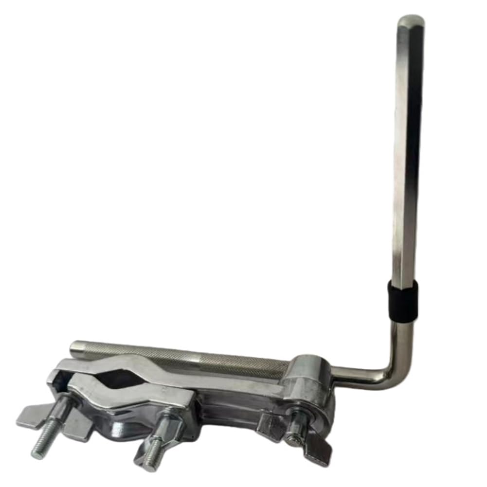 Ijsdnvjndx As Shown Drum Extension Clamp Holder With Clamp Holder Bracket For Drum Drummer Instrument Cymbal Mounting