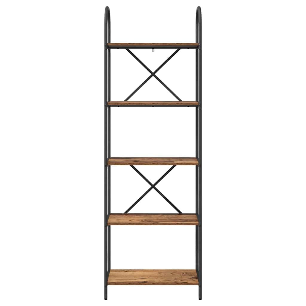 Libreria 5 Livelli 60x30x183 cm Scaffale Industriale