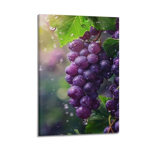 Affiche murale moderne raisins violets ZHOUKEG poster suspendre 40x60