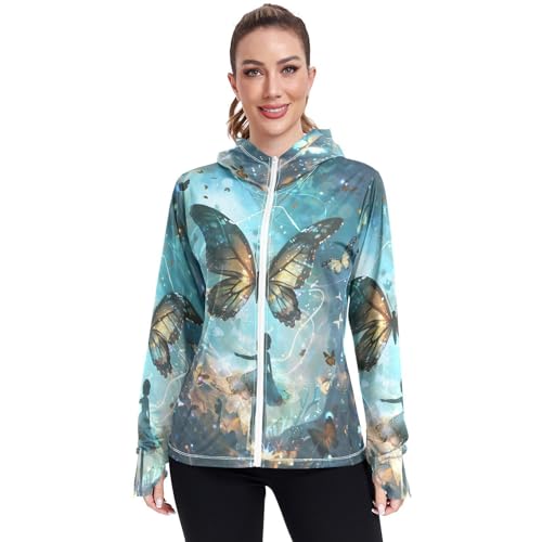 senya Women's Sun Protection Shirt Sunflower Cooling Long Sleeve2