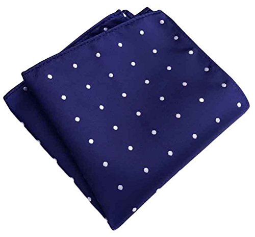 MOHSLEE Men's Polka Dots Silk Suit Cravat Tie Woven Fancy Ascot Handkerchief Set
