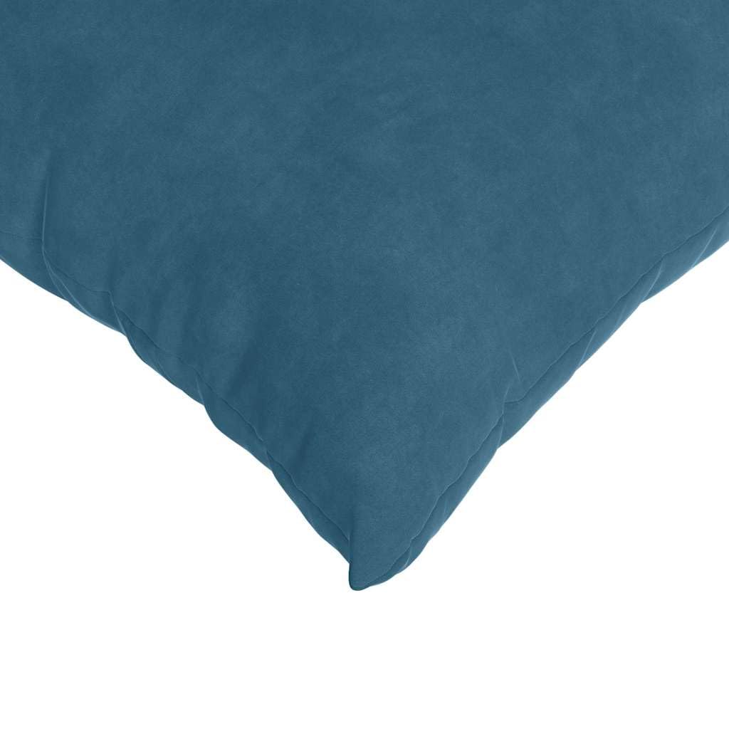 Juego de 2 cojines de pana para sofá de 70 x 50 cm, color azul con cremallera, cojines de terciopelo para sofá y cama, interiores, diseño moderno para salón, dormitorio, oficina