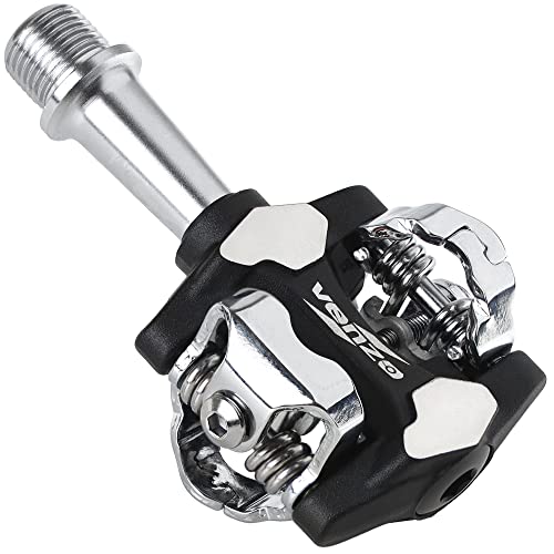 Venzo Mtb Mountain Bike Forged 6066 Aluminum Sealed Clipless Pedals 9/16" Compatible With Shimano Spd Type Cleats Sm-Sh51 Mtb Shoes - Easy Clip In #TOP7
