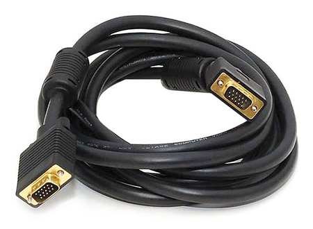 GRAINGER APPROVED Computer Cord, SVGA (HD15) M to M, 10ft