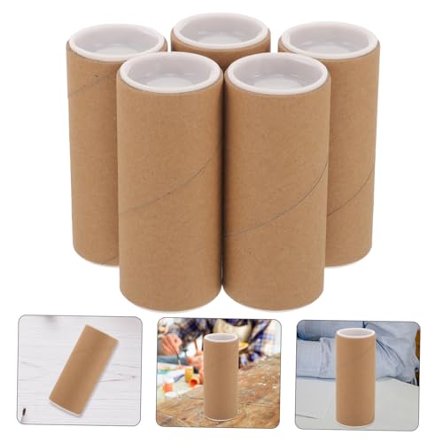 10 Tubos de papel caqui resistentes para proteger documentos y monedas en envíos 7