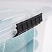 IRIS USA, Inc. 19, 32, and 53 Quart Stack & Pull™ Box, Clear with Black Handles