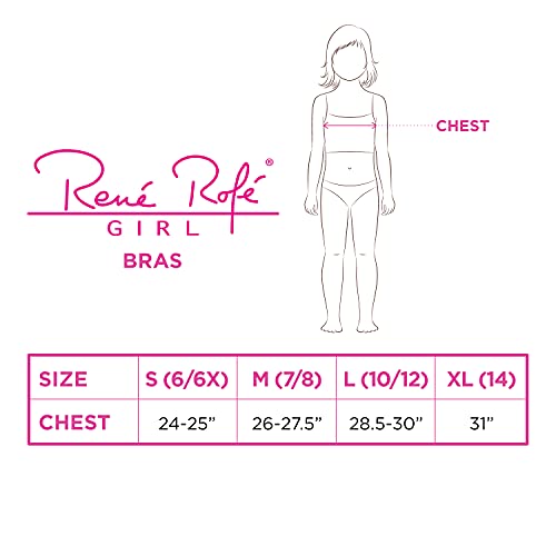 image for Rene Rofe Girls Nylon/Spandex Unpadded Lightweight Seamless Training B