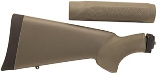 Hogue 08217 Remington 870 OverMolded Stock with Forend, 20 Gauge, Olive Drab Green