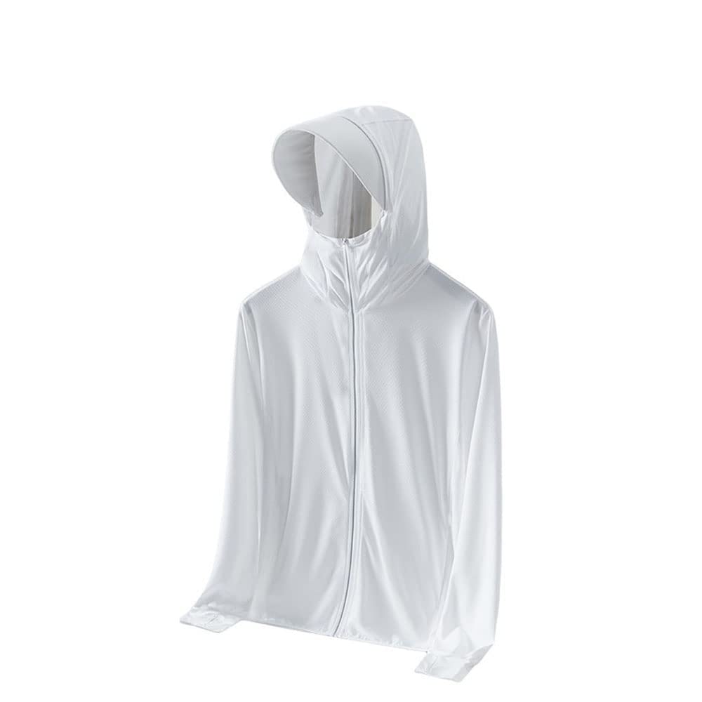 EXNOXLightweight Sun Protection Clothing for Men and Women, UPF 50+ Sun Protective Jacket Hoodie Long Sleeve UV Shirts