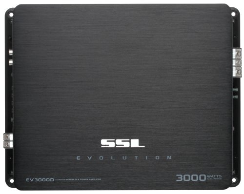 Sound Storm Laboratories Ev3000D Evolution Series Car Audio Amplifier – 5000 High Output, Class D, Monoblock, 1 Ohm, Low Level Inputs, Low Pass Crossover, Hook Up To Stereo And Subwoofer #TOP1