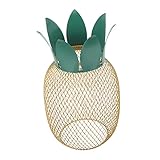 Abat-jour en fil métallique : abat-jour creux fantaisie 🍍 --- léger, de taille compacte, facile à installer et à ranger, vous apporte une commodité.
