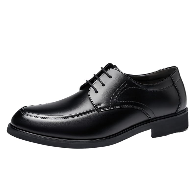 Men's Classic Business Lace Up Dress Shoes Comfortable Non-Slip Low Top Wedding Work Shoes
