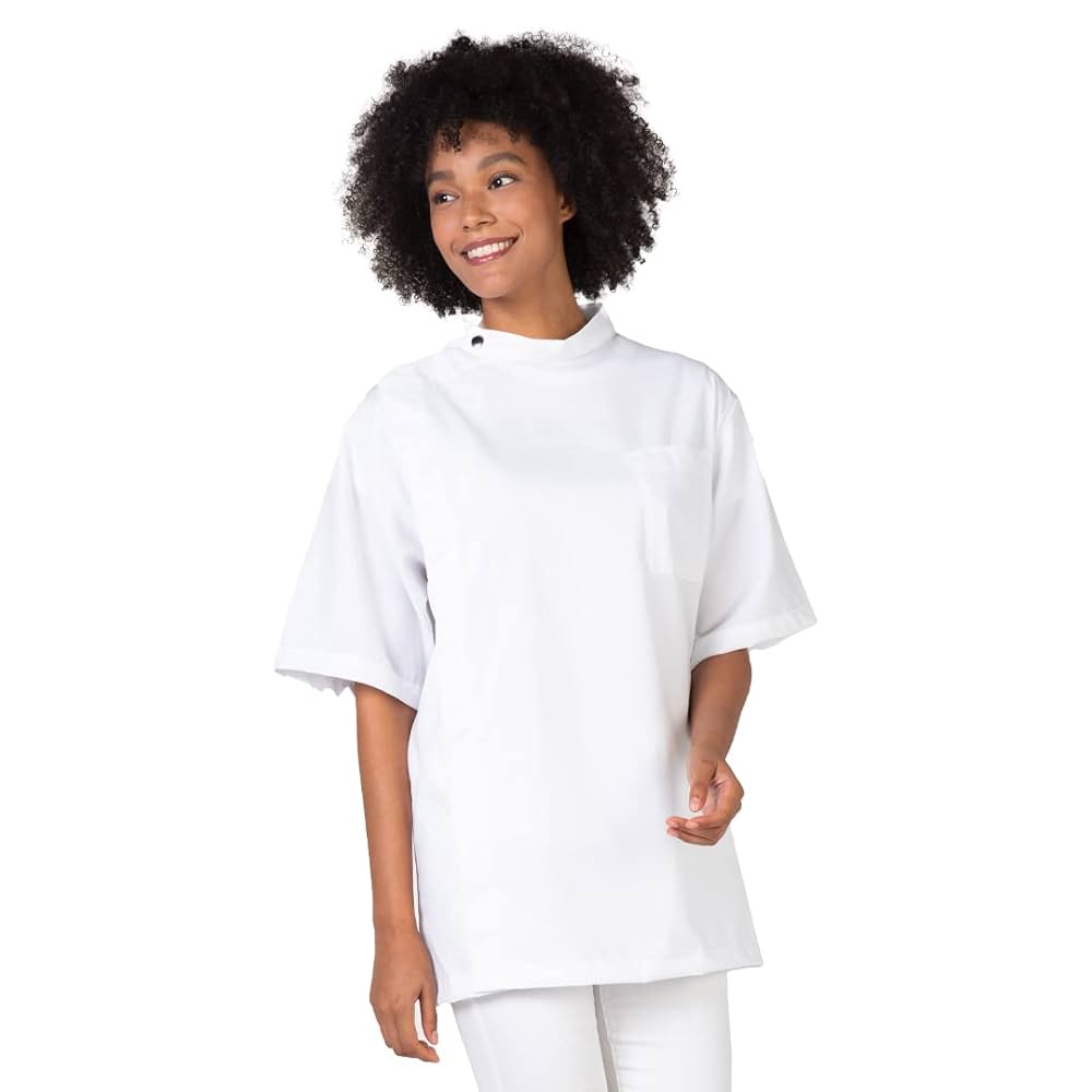 danskin STRETCH DOUBLE WEAVE JACKET ホワイト DANSKIN NOW - OFF WHITE COT STRETCH - ZIP FRONT LONG SLEEVE