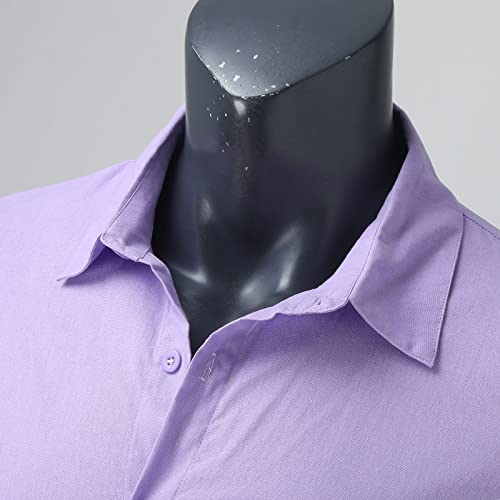 Zanjkr Camisas sociais masculinas masculinas verão algodão linho sólido casual plus size solto botão