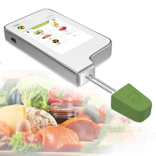 HYYKEJI Portable Digital Food Nitrate Checker, Pesticide Residue Detector, Accurate and Reliable Tests, Fruit/Vegetable/Meat/Water Quality Radiation Meter, for Food Testing