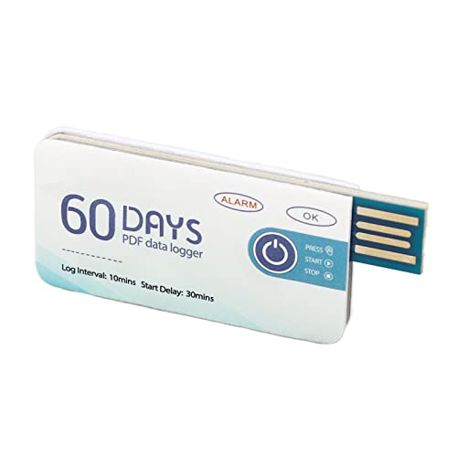 Generic 温度データロガー、光表示PDFレポート温度データレコーダー10000グループストレージUSBコネクタ医学の高精度