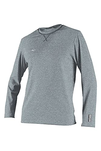 O'Neill Men's Hybrid UPF 50+ Long Sleeve Sun Shirt, Cool Grey, Large