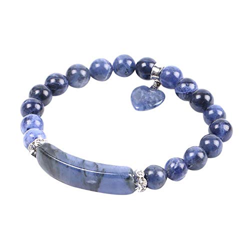 Purmy Pulsera de Chakra Doblar el Brazalete Pulsera de Amor del Corazon,Cristales...