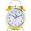 Acctim CK0030 Large-Bell Alarm Clock - Brass