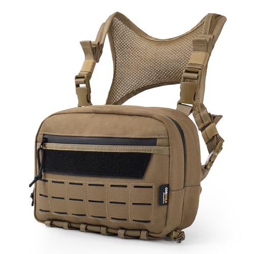 Mardingtop Taktische Brusttasche Molle weste Pouch Chest Rig für Outdoor-Abenteuer, Radfahren