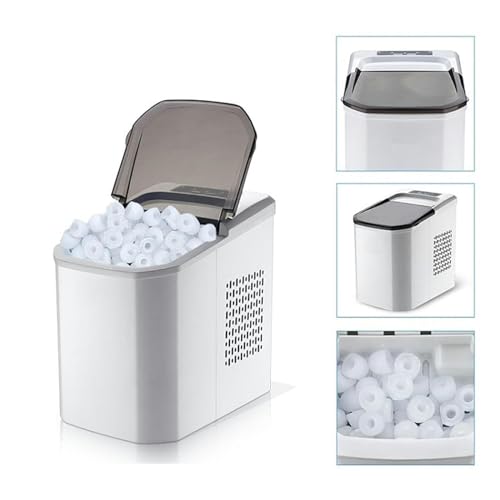 Máquina para hacer hielo de mostrador, color rojo miniatura 7