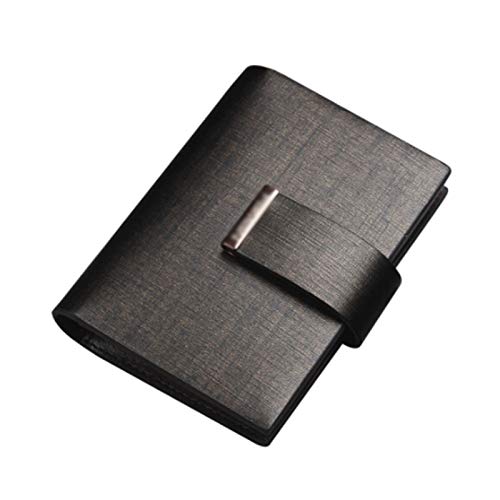 DFAGCOKN Men's Multi-function Card Package Leather Business Holder Bank , Large Capacity, Fashion Gifts(B)