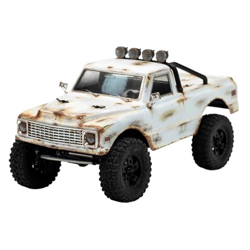 Image of furitek FX118 Fury Wagon Ultimate Upgrade Kit Scale 1 /18 RC Crawler RTR - Remote Control Car, RC Crawlers with High-End Upgrades Ready to Install for Adults (White (TT-0022))